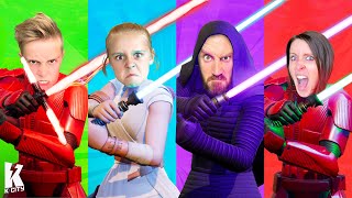 Lightsabers ONLY in Fortnite Star Wars Challenge KCITY GAMING [upl. by Saree]