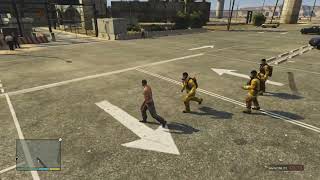 GTA V Prison Guard Kills Firefighter part 10 [upl. by Sluiter]