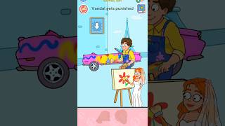 Vandal gets punished happy Ending mobilegame shorts youtubeshortsgames viralshort [upl. by Roswell]