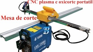 PANTOGRAFO CNC PORTATIL CORTE CON PLASMA Y OXICORTE [upl. by Marney]