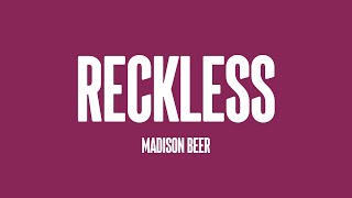 Reckless  Madison Beer Lyrics Video 💰 [upl. by Olecram906]