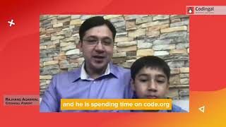 Parents talk about their childs growth with Codingal [upl. by Bakerman809]