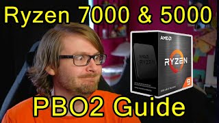 Ryzen 7000 amp 5000 Precision Boost Overdrive 2 Guide [upl. by Charles]