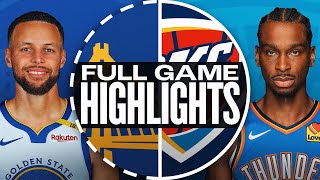 WARRIORS at THUNDER  FULL GAME HIGHLIGHTS  November 10 2024 [upl. by Akimahs35]