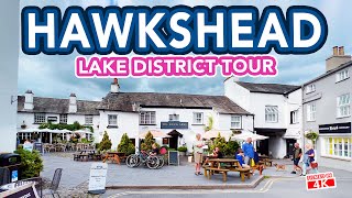 HAWKSHEAD Ambleside  Full tour of this beautiful Lake District village in Cumbria UK [upl. by Hyland]