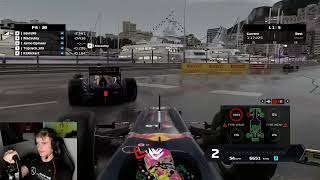 Last To P6 Around Monaco In Half A Lap  A Tyre Failure [upl. by Elac717]