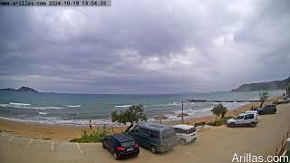 20241019 Arillas Corfu Live Webcam [upl. by Ambur871]