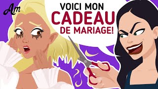 La Coiffeuse A Coupé Mes SUPERBES Cheveux Par Jalousie Une Heure Avant Mon Mariage animattersfrance [upl. by Staal114]