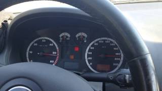 Ibiza 6k2 TDI VP cca 300hp 100200 kmh missed 5th gear [upl. by Eugenides]