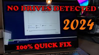 NO SSD Drives Detected During Windows Installation Windows 1011 Tutorial [upl. by Chrysler238]