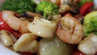 Mixed seafood stir fry recipe  Nokis Kitchen  EP 18 [upl. by Tiffany]