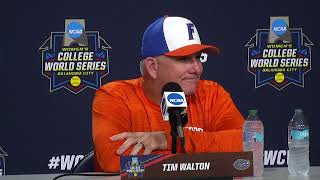 2024 Womens College World Series Florida Postgame Press Conference [upl. by Noffets]