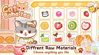 Cat Boba Tea ASMR Live Master Gameplay Android [upl. by Nanah]