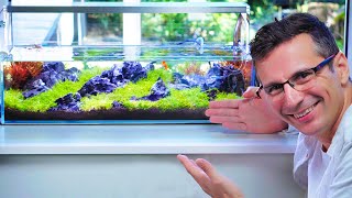 SIZE MATTERS SHALLOW TANK  A HIGH TECH NANO AQUASCAPE [upl. by Allez488]