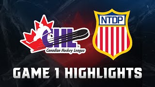 Team CHL vs US National Team Development Program 1126  Game 1 – 2024 CHL USA Prospects Challenge [upl. by Affay]