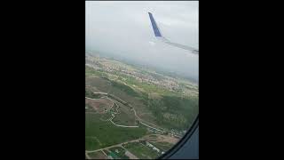 Take off from Srinagar airport and the aerial view of Kashmir below [upl. by Retrac443]