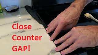 Gap HACK Between stove and counter Not what your thinking [upl. by Keily546]