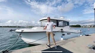 Quicksilver Pilothouse 905 Review  For Sale  Parkstone bay Yachts [upl. by Haskell886]