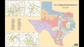 The 7 Central Texas Congressional Districts [upl. by Cahan157]