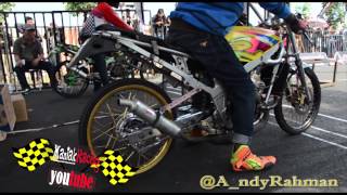 AHRS Drag Bike Championship Kelas Kawasaki Ninja 150 cc frame std AHRS series 4 bantul 2014 FULL HD [upl. by Okiam374]