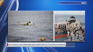 ON THIS DAY USS Yorktown aids in recovery of Apollo 8 mission [upl. by Faxon]