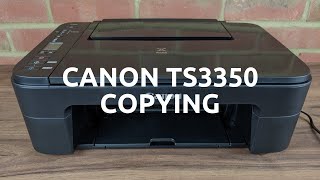 Canon TS3350 Copying [upl. by Tarfe]