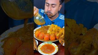 Spicy GravyampRice Egg mukbang asmr reelsvideo shortvideo viralvideo eating food foodie show [upl. by Beryl]