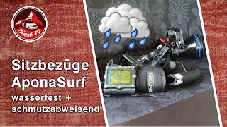 Wasserfeste amp schmutzabweisende Sitzbezüge AponaSurf  Langzeittest  VW T6 California  BüssliTV [upl. by Damicke96]