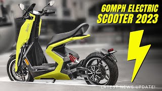 Latest AllElectric Sports Scooter w 60 mph Speed to Come to the US in 2023 [upl. by Hcnarb]