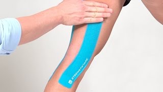 STRENGTHTAPE®  Kinesiology Tape  Hamstring Tendon [upl. by Sayers]