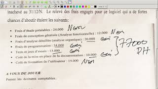 Comptabilité Approfondie Vidéo N 18  Coût De Production Des Logiciels [upl. by Ojibbob]