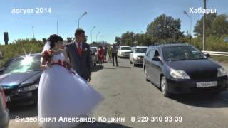 Свадьба Юлии и Дмитрия август 2014 Хабары [upl. by Queena]