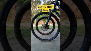 700C vs 26T tyre cycle mtbcycle cycling tyres [upl. by Vas]