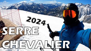 Serre Chevalier 2024  Le Monêtier Villeneuve Chantemerle Briançon [upl. by Clemence568]