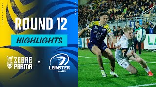 Zebre Parma vs Leinster  Instant Highlights  Round 12  URC 202324 [upl. by Idnil884]