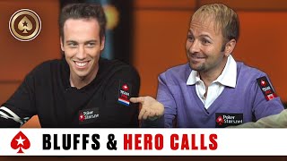 SICK bluffs and CRAZY hero calls ♠️ Best of The Big Game ♠️ PokerStars [upl. by Giah]