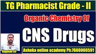 TG pharmacist Grade2 Online Course  Organic chemistry of CNS Drugs  Course Offer Fee 4000 only [upl. by Avahc688]