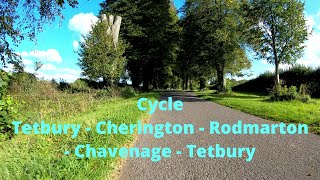 Cycle Tetbury Cherington Rodmarton Cherington Chavenage Tetbury [upl. by Ybsorc]