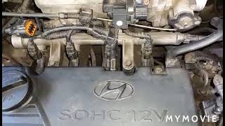 Hyundai Getz 2004 Video1 Cara melepas fuel injector Lihat kelanjutannya di video2 [upl. by Farrel]