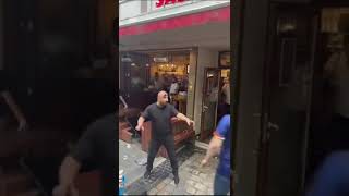 🇺🇾 Uruguayan national team players fought with 🇨🇴 Colombian fans after the Copa America semifinal [upl. by Fakieh187]