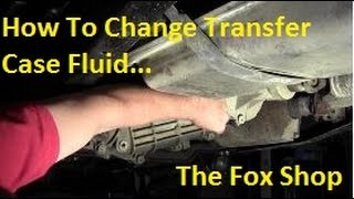 TRANSFER CASE FLUID CHANGE  Ford F150 1994 [upl. by Anead]