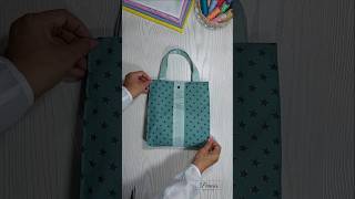 DIY Grocery Tote Bag  Small Hand Bag Sewing Tutorial  Easy DIY Fabric Tote Bag [upl. by Mela]