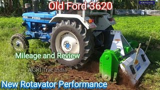 Ford 3620 Tractor Rotavator performance  Ford Tractor Review and features  Ford 3620 Tractor tamil [upl. by Tillie]