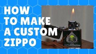 How to make a custom zippo [upl. by Atel]