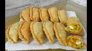 PASTEL  Fried Savory Pastry  Delicious  Ninik Becker [upl. by Syck]