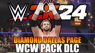 WWE 2K24  DDP Diamond Dallas Page Entrance Finisher amp Victory WCW Pack DLC  1440p 60FPS [upl. by Timi]