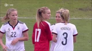 Kathrin Hendrich vs Austria 22102016 [upl. by Kylah]