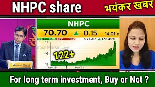 NHPC share for long term investment Buy or Not  nhpc share newsnhpc share analysis target 2024 [upl. by Grados266]