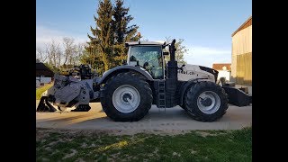 Première en Europe  le plus gros concasseur FAE mth 250 avec un Fendt 1046 [upl. by Thamos]