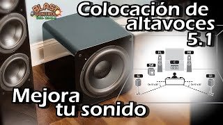 Colocación de altavoces 51  Home theater Guía básica [upl. by Hanaj]